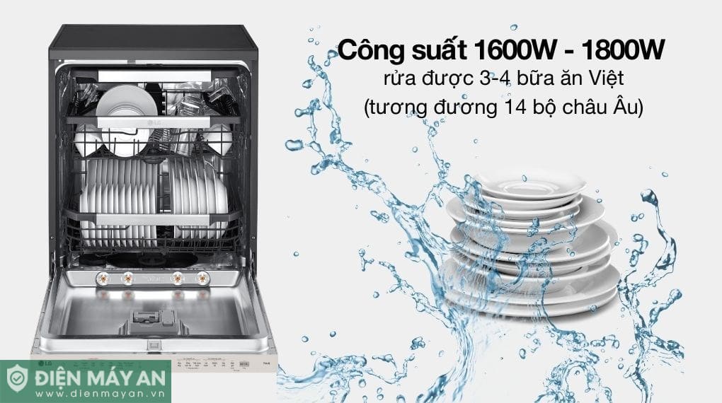 Máy rửa bát độc lập LG LDT14BLA4 (Đen)